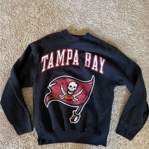 Vintage Pro Player Black Tampa Bay Crewneck Sweatshirt